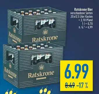 diska Ratskrone Bier Angebot