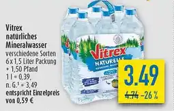 diska Vitrex natürliches Mineralwasser Angebot