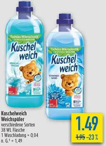 diska Kuschelweich Weichspüler Angebot