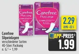 diska Carefree Slipeinlagen Angebot