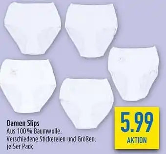 diska Damen Slips Angebot