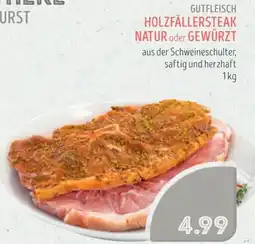 Edeka Struve GUTFLEISCH HOLZFÄLLERSTEAK NATUR oder GEWÜRZT Angebot