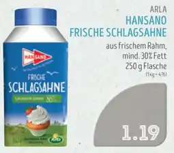 Edeka Struve ARLA HANSANO FRISCHE SCHLAGSAHNE Angebot