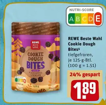 REWE Rewe beste wahl cookie dough bites Angebot
