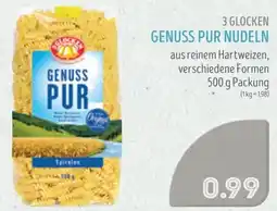 Edeka Struve 3 GLOCKEN GENUSS PUR NUDELN Angebot