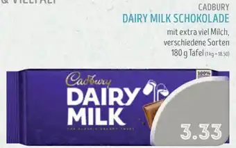 Edeka Struve CADBURY DAIRY MILK SCHOKOLADE Angebot
