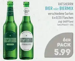 Edeka Struve RATSHERRN BIER oder BIERMIX Angebot