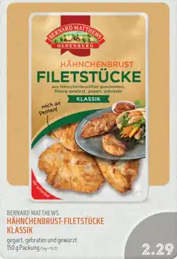 Edeka Struve BERNARD MATTHEWS HÄHNCHENBRUST-FILETSTÜCKE KLASSIK Angebot