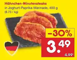 Netto Marken-Discount Hähnchen-Minutensteaks Angebot