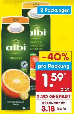Netto Marken-Discount Albi Saft oder Nektar Angebot
