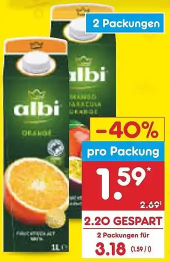 Netto Marken-Discount Albi Saft oder Nektar Angebot