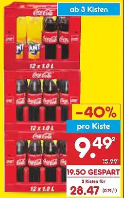 Netto Marken-Discount Coca-Cola Kombikiste ab 3 Kisten Angebot