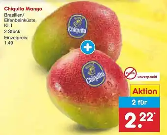 Netto Marken-Discount Chiquita Mango Angebot
