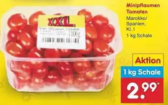 Netto Marken-Discount Minipflaumen Tomaten Angebot