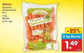 Netto Marken-Discount Möhren Angebot