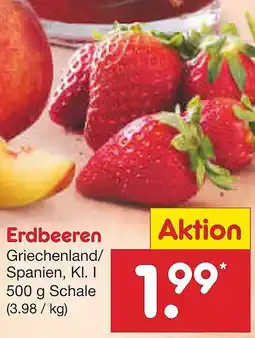 Netto Marken-Discount Erdbeeren Angebot