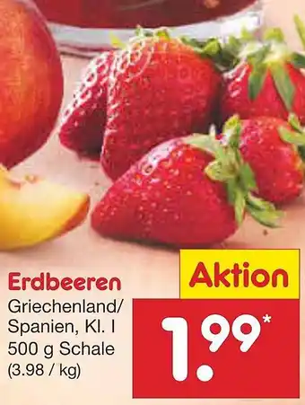 Netto Marken-Discount Erdbeeren Angebot