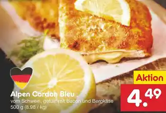 Netto Marken-Discount Alpen Cordon Bleu Angebot