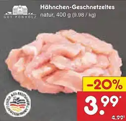 Netto Marken-Discount GUT PON HOLZ Hähnchen-Geschnetzeltes Angebot