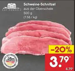Netto Marken-Discount GUT PONHOLZ Schweine-Schnitzel Angebot