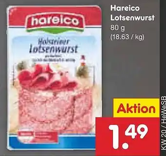 Netto Marken-Discount Hareico Lotsenwurst Angebot