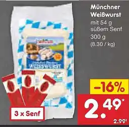 Netto Marken-Discount Münchner Weißwurst Angebot