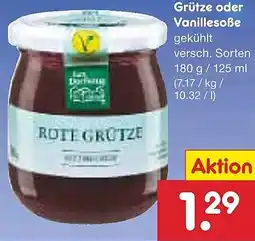 Netto Marken-Discount Grütze oder Vanillesoße Angebot