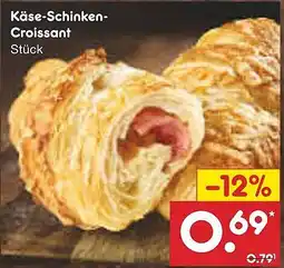 Netto Marken-Discount Käse-Schinken- Croissant Angebot