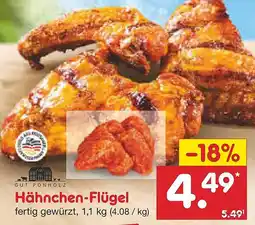 Netto Marken-Discount GUT PON HOLZ Hähnchen-Flügel Angebot