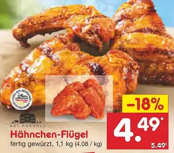 Netto Marken-Discount GUT PON HOLZ Hähnchen-Flügel Angebot