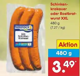 Netto Marken-Discount Schinken- krakauer oder Rostbrat- wurst XXL Angebot