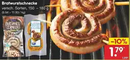 Netto Marken-Discount Bratwurstschnecke Angebot
