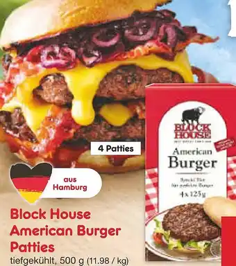 Netto Marken-Discount Block House American Burger Patties Angebot