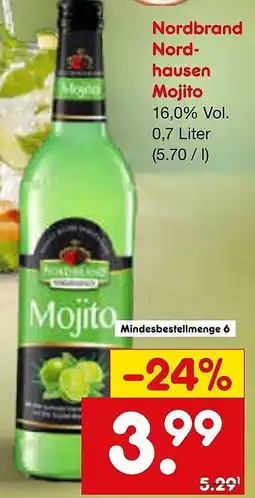 Netto Marken-Discount Nordbrand Nord- hausen Mojito Angebot