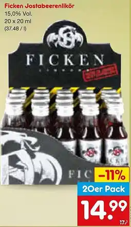Netto Marken-Discount Ficken Jostabeerenlikör Angebot