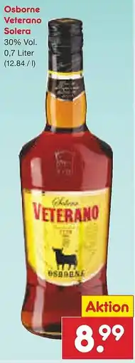 Netto Marken-Discount Osborne Veterano Solera Angebot