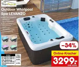 Netto Marken-Discount Troni Technik Outdoor Whirlpool Spa LEVANZO Angebot