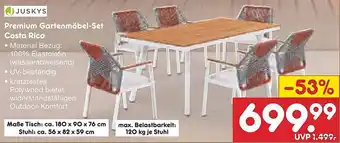 Netto Marken-Discount JUSKYS Premium Gartenmöbel-Set Costa Rica Angebot