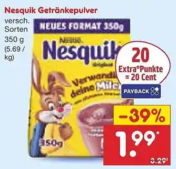 Netto Marken-Discount Nesquik Getränkepulver Angebot