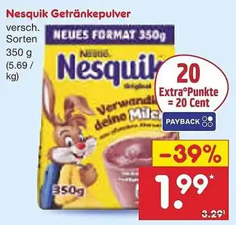 Netto Marken-Discount Nesquik Getränkepulver Angebot