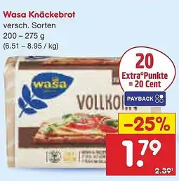 Netto Marken-Discount Wasa Knäckebrot Angebot
