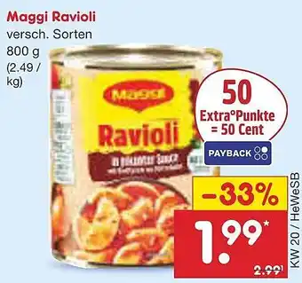 Netto Marken-Discount Maggi Ravioli Angebot
