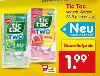 Netto Marken-Discount Tic Tac Angebot