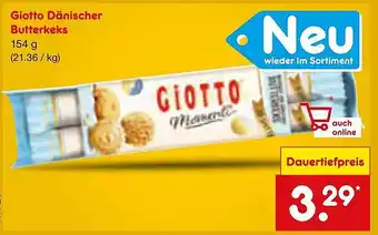 Netto Marken-Discount Giotto Dänischer Butterkeks Angebot