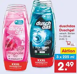 Netto Marken-Discount duschdas Duschgel Angebot