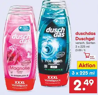 Netto Marken-Discount duschdas Duschgel Angebot