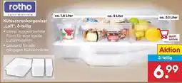 Netto Marken-Discount rotho Kühlschrankorganizer „Loft", 3-teilig Angebot
