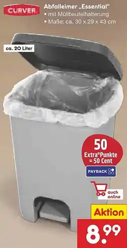 Netto Marken-Discount CURVER Abfalleimer,,Essential Angebot