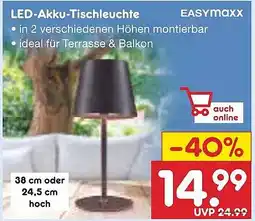 Netto Marken-Discount EASYmaxx LED-Akku-Tischleuchte Angebot