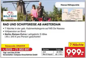 Netto Marken-Discount Rad und schiffsreise ab amsterdam Angebot
